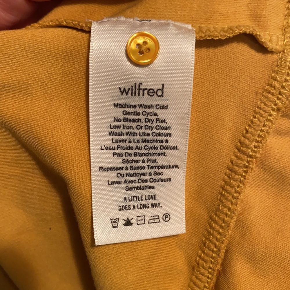 Aritzia Wilfred ‘Talmont’ long sleeve floral layered bodysuit, size L - Picture 10 of 12